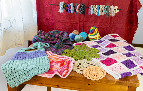 Handgemachte H&auml;kelaccessoires und Amigurumi