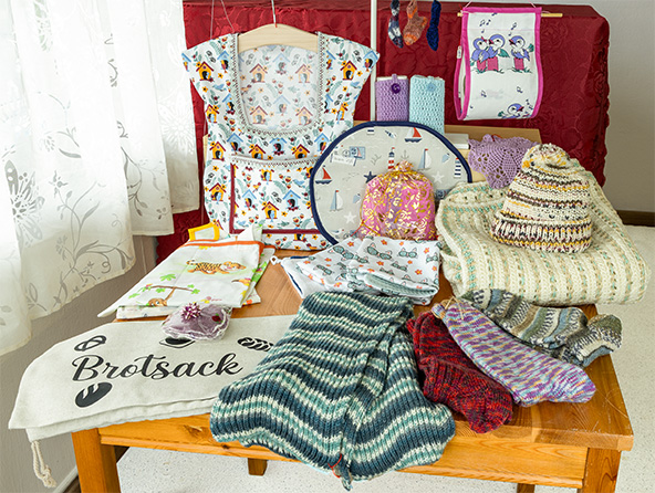 Handarbeit im Atelier